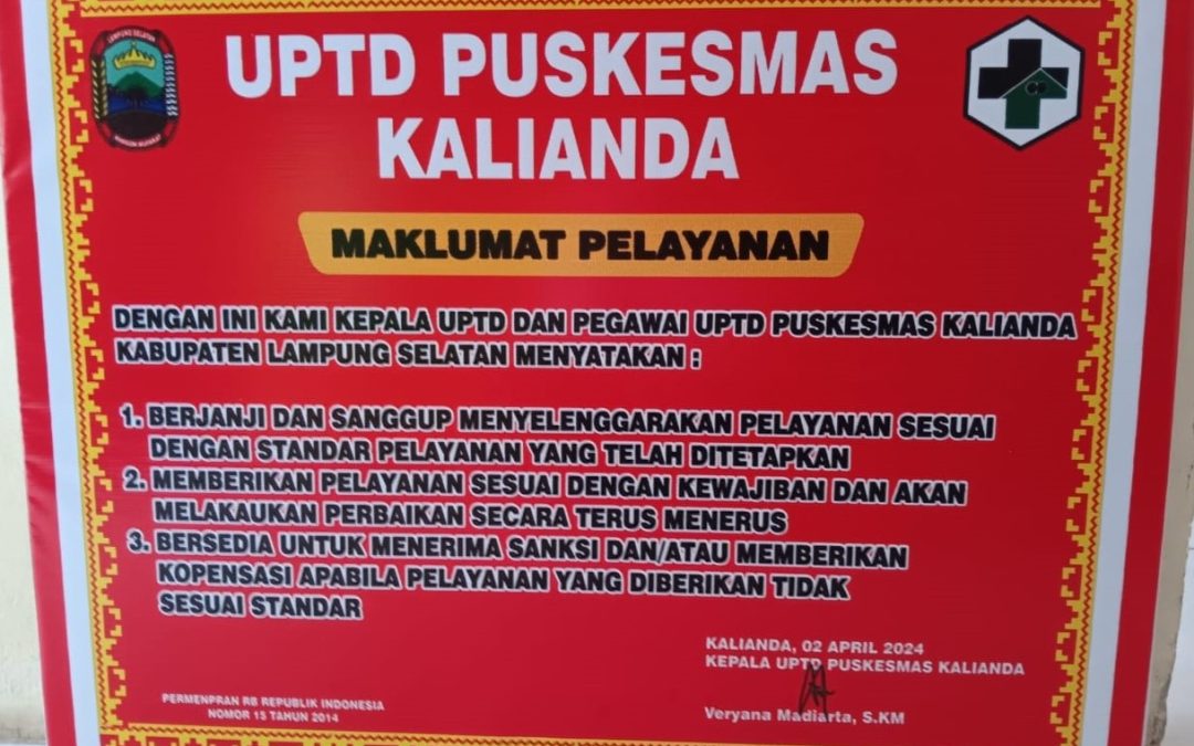 MAKLUMAT PELAYANAN